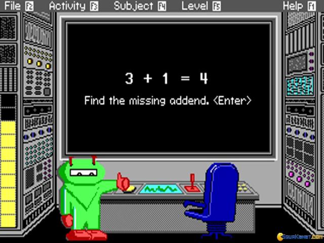 L'histoire et l'évolution du jeu vidéo éducatif : Math Blaster