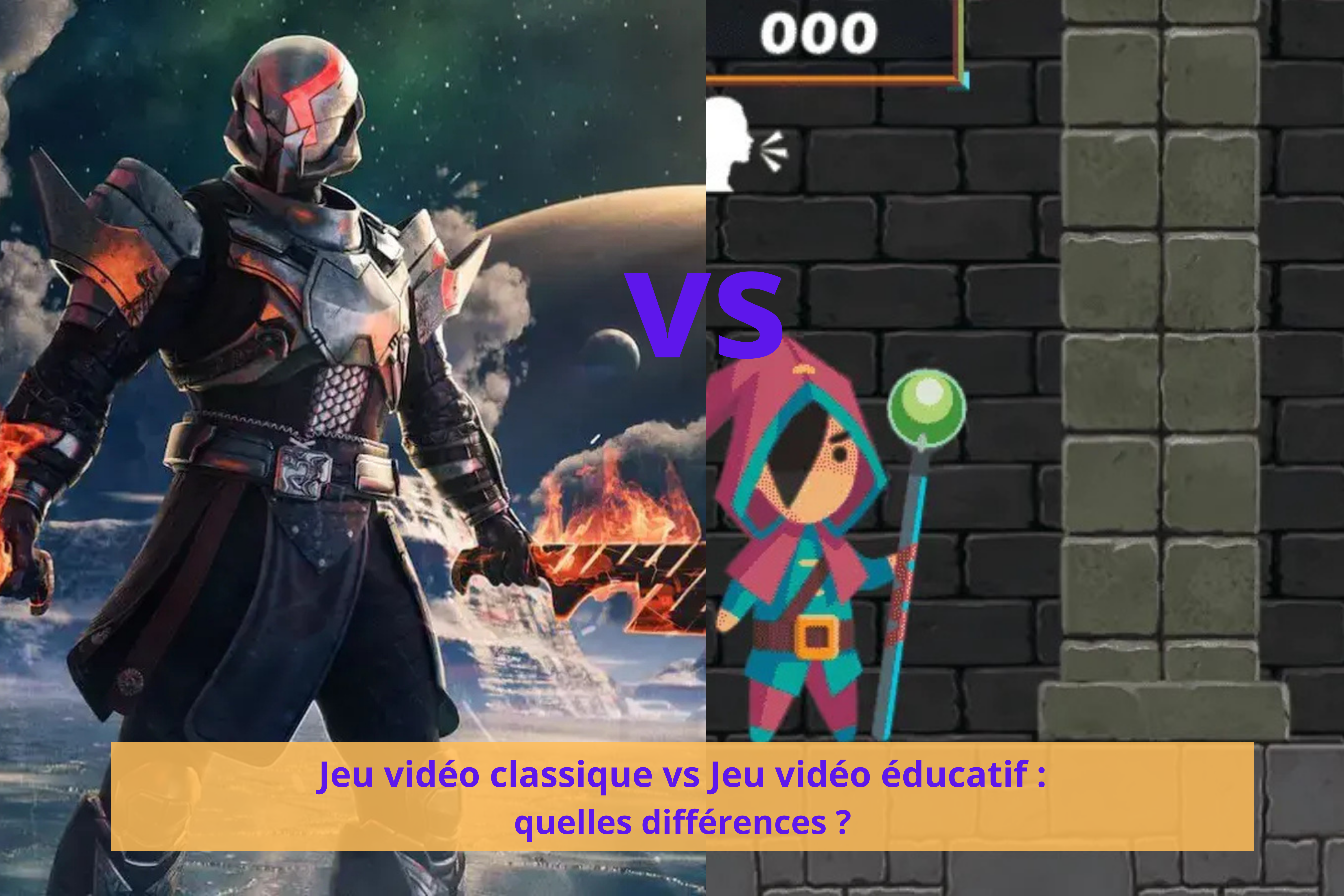 Jeu vidéo classique vs Jeu vidéo éducatif