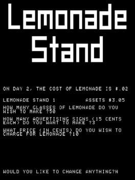 L'histoire et l'évolution du jeu vidéo éducatif : Lemonade Stand