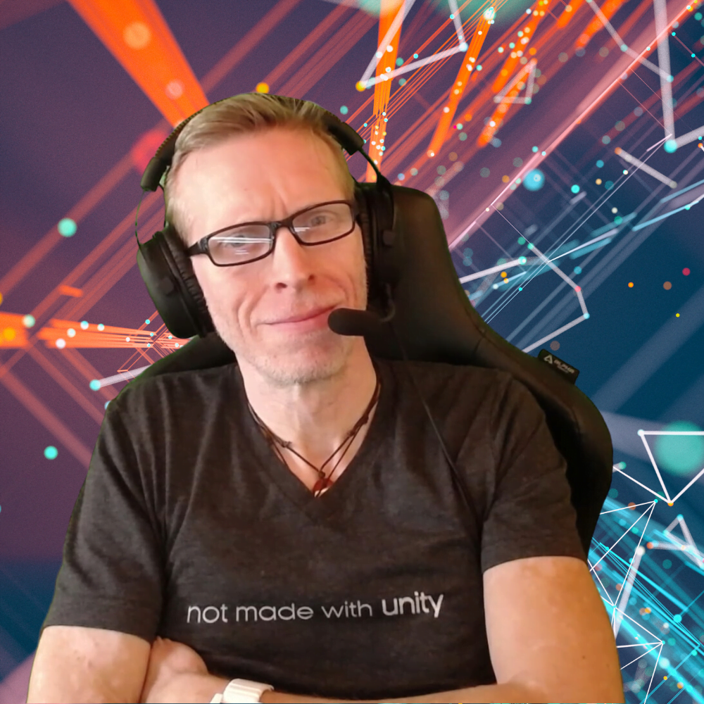 Feu David Mekersa un des formateurs ayant participé au Video game incubator .